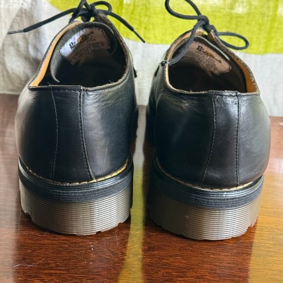 Vintage 90s DR MARTENS Shoes STEEL TOE 9875 Oxfords Made in ENGLAND UK 12 main image 10